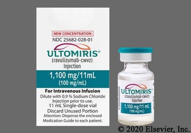 yellow - ULTOMIRIS 1,100mg/11mL Solution for Injection