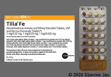 Brown Round F - Tilia Fe 28-Day Tablet
