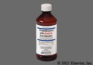 Purple Not applicable - Promethazine Hydrochloride/Codeine Phosphate 6.25mg-10mg/5mL Solution