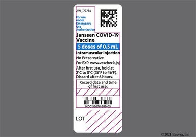 Yellow Not applicable - Janssen COVID-19 50,000,000,000vp/0.5mL Vaccine Suspension for Injection