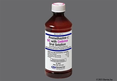 Red-orange Not applicable - Promethazine VC with Codeine 10mg-6.25mg-5mg/5mL Solution