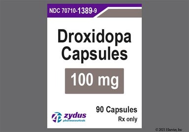 Blue And White 1389 - Droxidopa 100mg Capsule