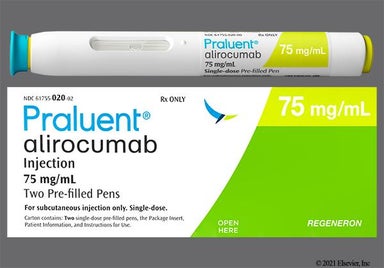 yellow - Praluent Prefilled Pen 75mg/1mL Solution for Injection