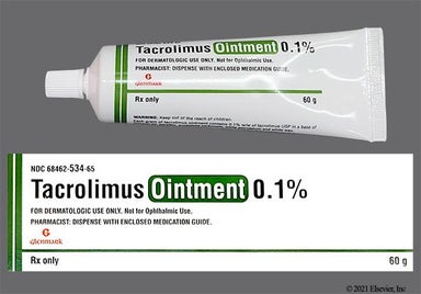 white - Tacrolimus 0.1% Topical Ointment