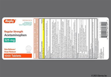 White Round Ph020 - Acetaminophen Regular Strength 325mg Tablet