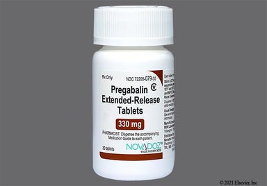 Yellow Tear Mp 10 - Pregabalin 330mg Extended-Release Tablet