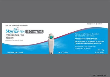 yellow - Skyrizi 150mg/mL Prefilled Pen Solution for Injection