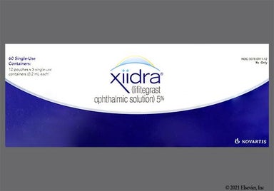 brown and yellow - Xiidra 5% Ophthalmic Solution