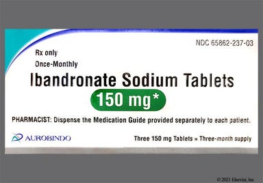 White Oblong 78 And X - Ibandronate Sodium 150mg Tablet