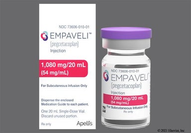 yellow - EMPAVELI 1080mg/20mL Solution for Injection