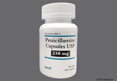 White Amg 309 - Penicillamine 250mg Capsule