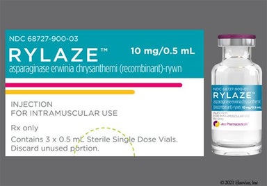 yellow - RYLAZE 10mg/0.5mL Solution for Injection