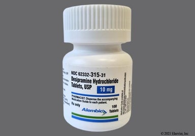 Blue Round 01 And L - Desipramine Hydrochloride 10mg Tablet