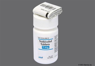 White Round A49 - Nebivolol 5mg Tablet