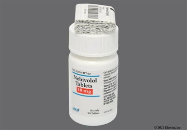 White Round A50 - Nebivolol 10mg Tablet