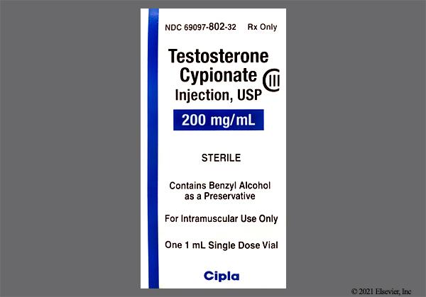 testosterone cypionate and enlarged prostate)