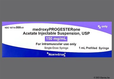 White Not applicable - Medroxyprogesterone Acetate 150mg/mL Suspension for Injection