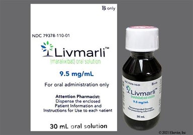 yellow - Livmarli 9.5mg/mL Solution