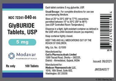 Green Round C 11 - Glyburide 5mg Tablet