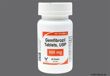 White Oval 5 53 - Gemfibrozil 600mg Tablet