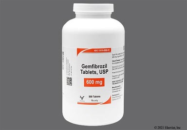 White Oval 5 53 - Gemfibrozil 600mg Tablet