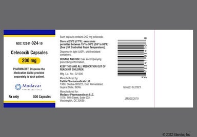 White And Gold C87 200 - Celecoxib 200mg Capsule