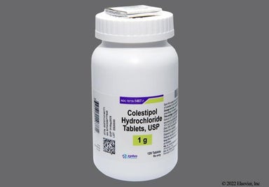 Yellow Oval Cz - Colestipol Hydrochloride 1g Tablet