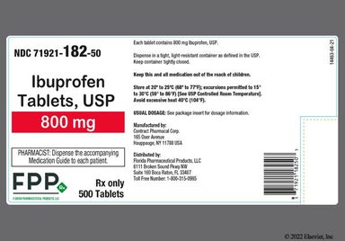 White Oval C11 - Ibuprofen 800mg Tablet