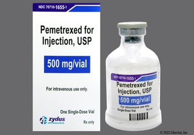 green-yellow - Pemetrexed 500mg Powder for Injection