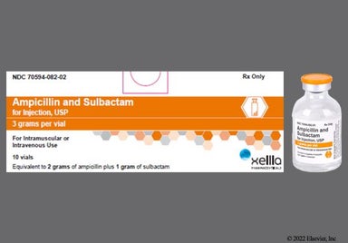 white - Ampicillin/Sulbactam 3g Powder for Injection