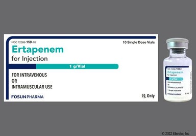 white - Ertapenem Sodium 1g Powder for Injection