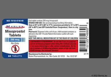 White Round N 444 - Misoprostol 200mcg Tablet