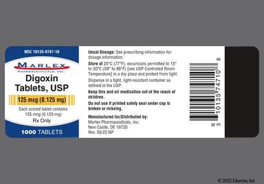 Yellow Round N 201 - Digoxin 0.125mg Tablet