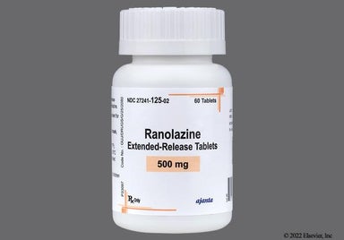 Orange Oval Rz1 - Ranolazine 500mg Extended-Release Tablet