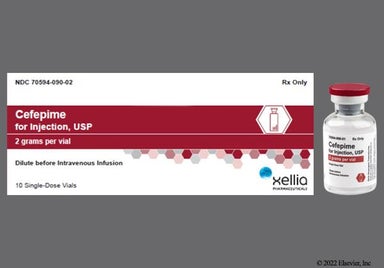 yellow - Cefepime 2g Powder for Injection