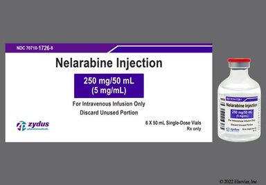 colorless - Nelarabine 250mg/50mL Solution for Injection