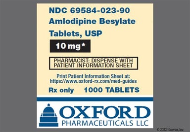 White Round O And 023 - Amlodipine Besylate 10mg Tablet
