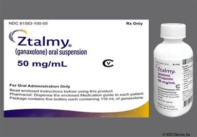 White Not applicable - Ztalmy 50mg/mL Suspension