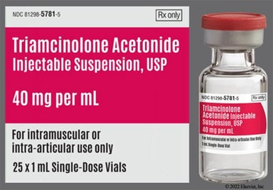 Not applicable - Triamcinolone Acetonide 40mg/mL Suspension for Injection