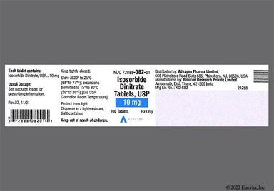 Green Round Logo 22 - Isosorbide Dinitrate 10mg Tablet