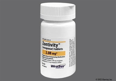 Yellow Oval 351 - Zontivity 2.08mg Tablet