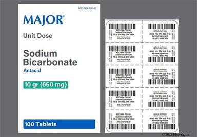 White Round Cpc 77 - Sodium Bicarbonate 650mg Tablet