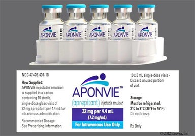 amber - APONVIE 32mg/4.4mL Emulsion for Injection