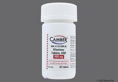 Yellow Oblong H And 4 - Efavirenz 600mg Tablet