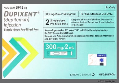 yellow - DUPIXENT 300mg/2mL Pre-Filled Pen Solution for Injection