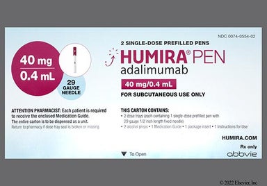 Not applicable - HUMIRA 40mg/0.4mL Pre-Filled Pen