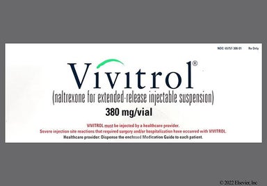 tan - Vivitrol 380mg Powder for Injection