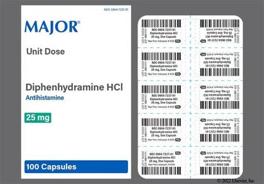 Pink Capsule CPC 835 - Diphenhydramine Hydrochloride 25mg Capsule