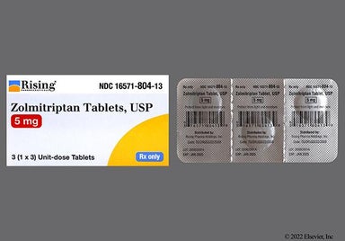 Pink Round Cc And 51 - Zolmitriptan 5mg Tablet