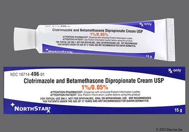 white - Clotrimazole/Betamethasone Dipropionate 1%-0.05% Topical Cream